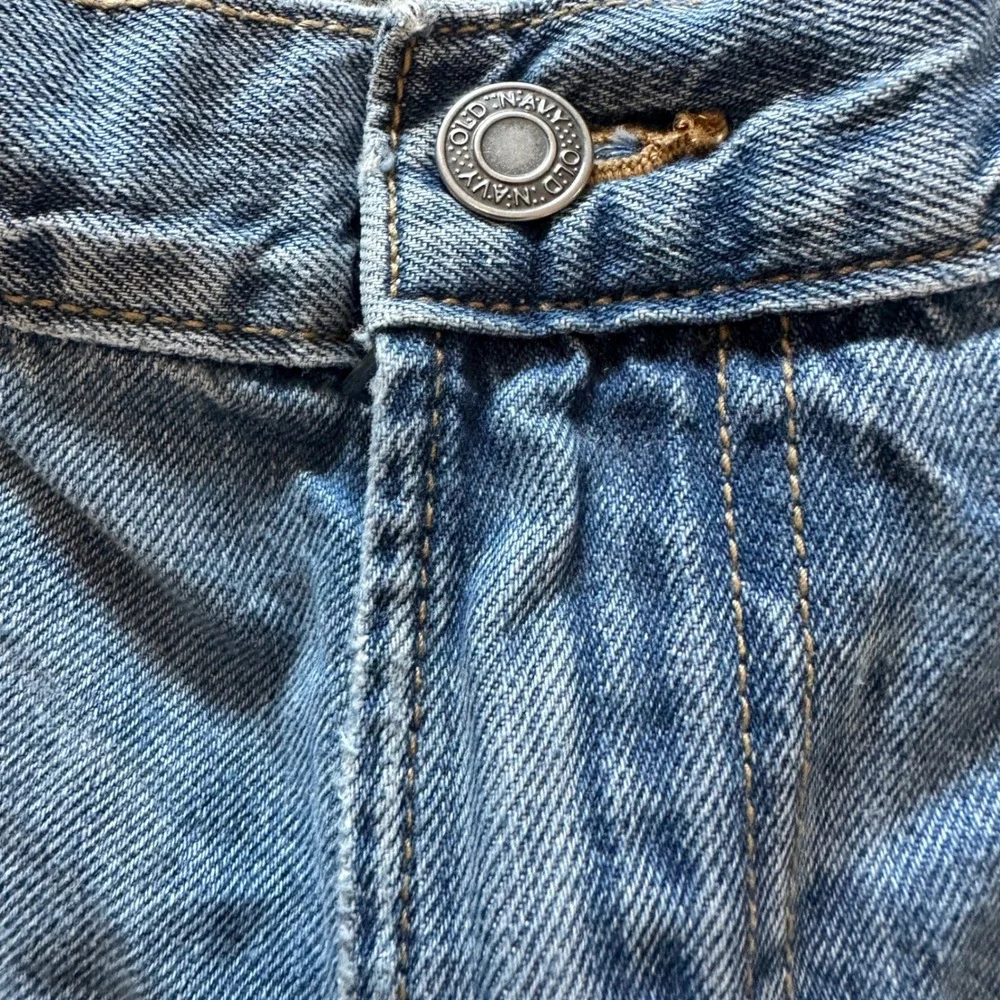 Old Navy Jeans Mens 42x30 Blue Skinny Built-In Tough‎ Denim Casual distressed